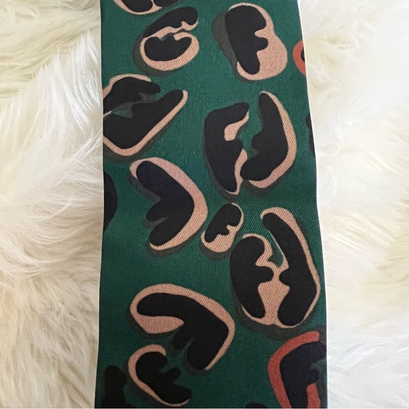 Fendi Leopard Print Twilly - Picture 8 of 8